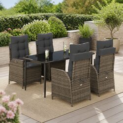 Comfortable and Stylish 5-Piece Garden Dining Set