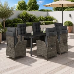 Comfortable and Versatile 7 Piece Garden Dining Set