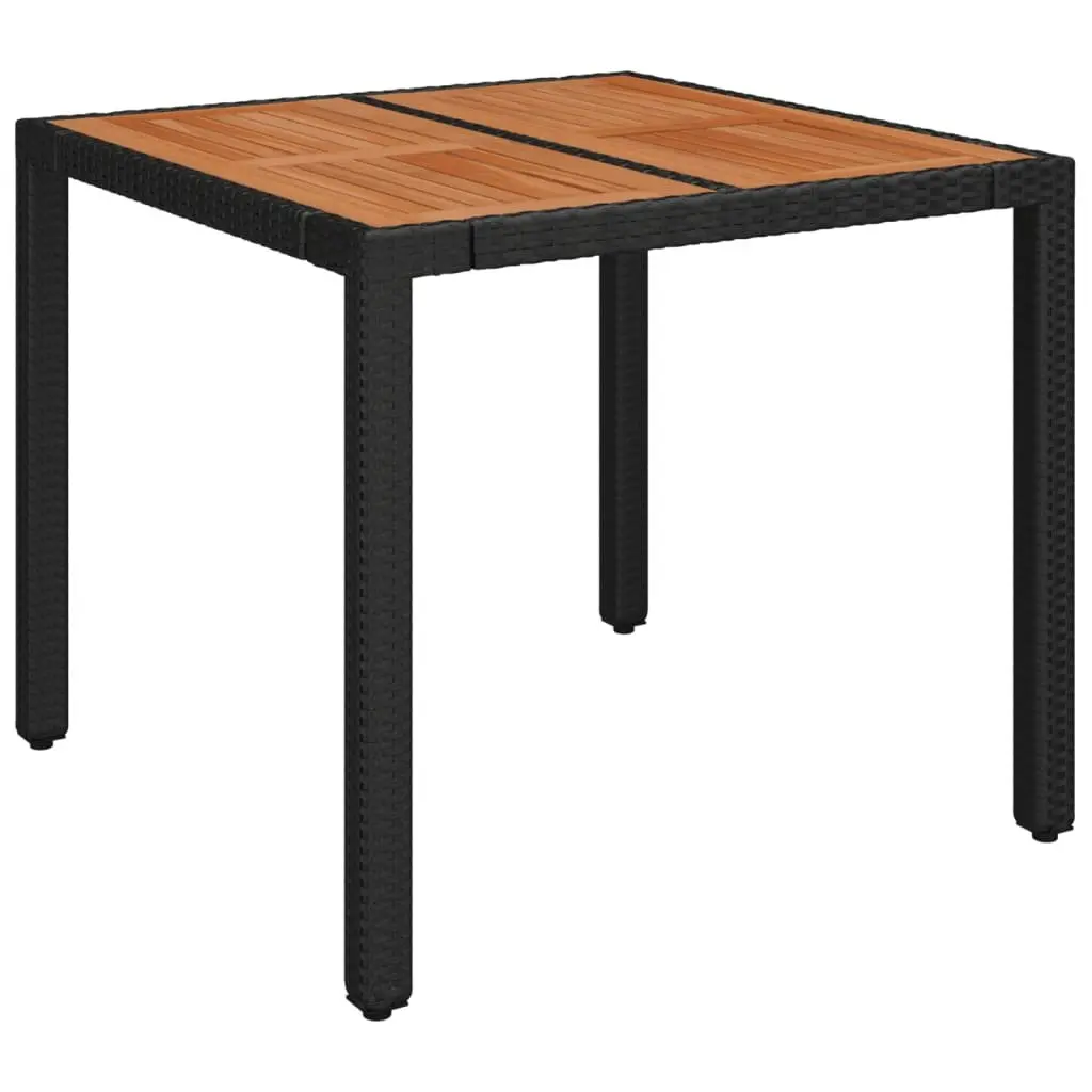 Black Dining Set for Outdoors