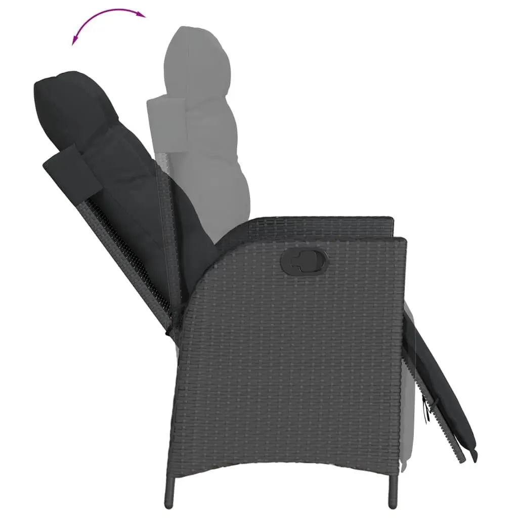 Black Dining Set for Outdoors