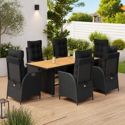 Reliable 7 Piece Garden Dining Set with Comfort