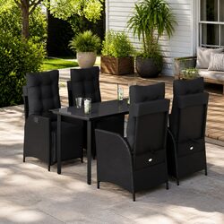 Comfortable 5 Piece Garden Dining Set for Value