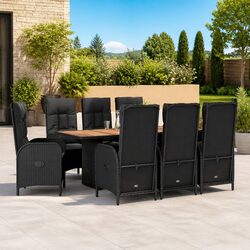 Comfortable and Durable 9 Piece Garden Dining Set
