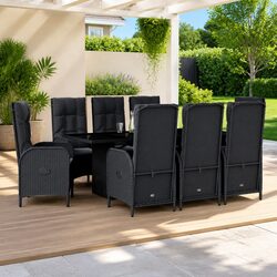 Reliable 9-Piece Garden Dining Set for Outdoor Use
