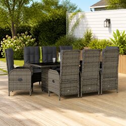 Affordable Comfort with Our 9-Piece Garden Dining Set