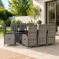 Comfortable and Reliable 9 Piece Dining Set for Your Garden