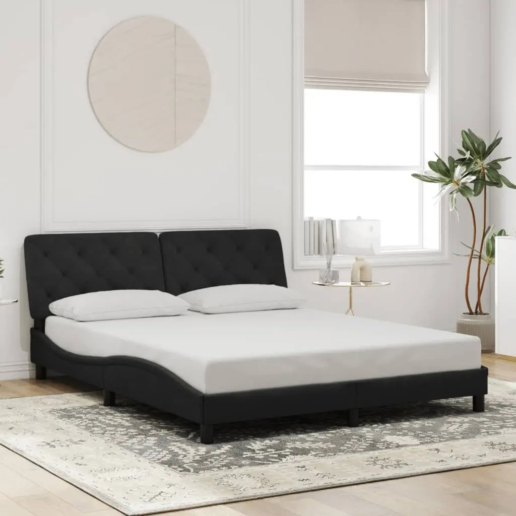 Queen Bed Frame with LED Lights Included