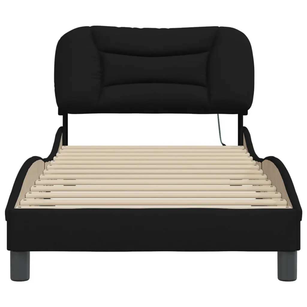 Bed Frame with LED Lights 90x190 cm