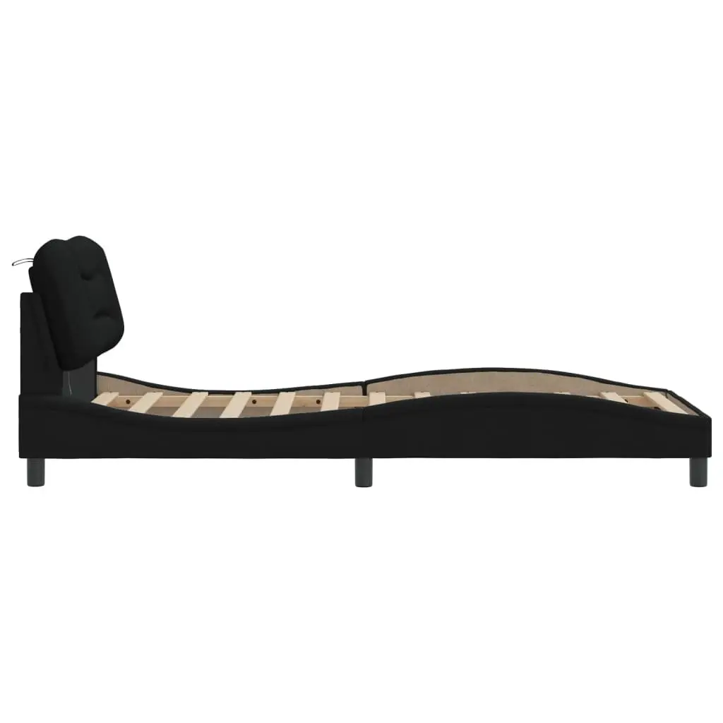 Bed Frame with LED Lights 90x190 cm