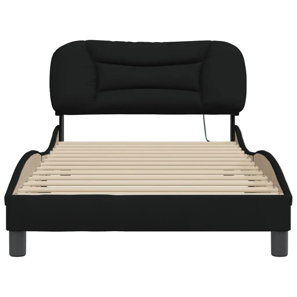 King Single Bed Frame with LED Lights and Comfort