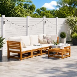 Durable 6-Piece Garden Lounge Set with Comfort