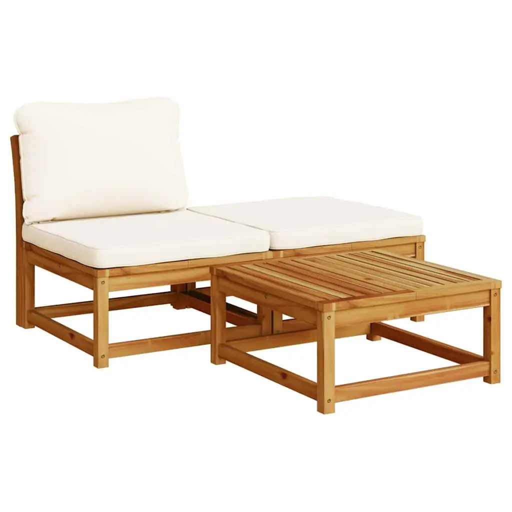 Outdoor Sectional Sofa Lounge Set Garden Furniture 4 Piece Brown