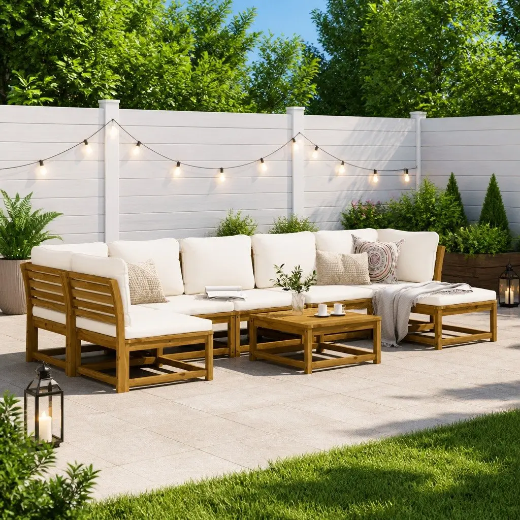 8-Piece Outdoor Lounge Set