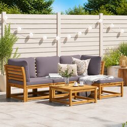 5 Piece Outdoor Lounge Set with Practical Design