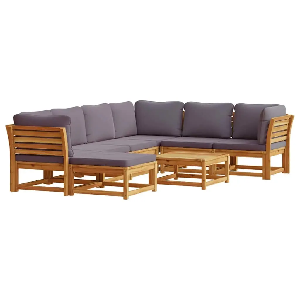 8-Piece Outdoor Lounge Set for Comfort