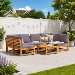 Warm and Reliable 7 Piece Outdoor Lounge Set