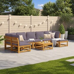 Practical 8 Piece Outdoor Sectional Sofa for Your Garden