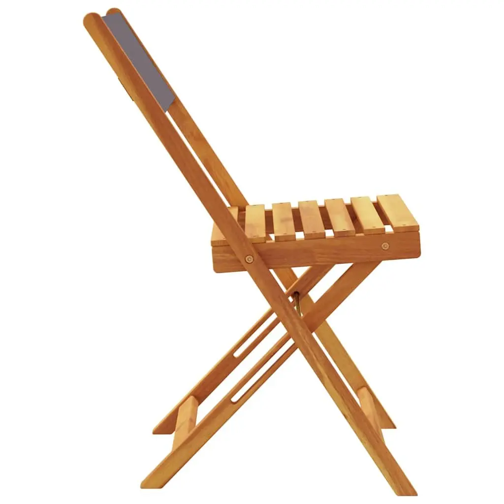 Outdoor Folding Garden Chairs Set of 4