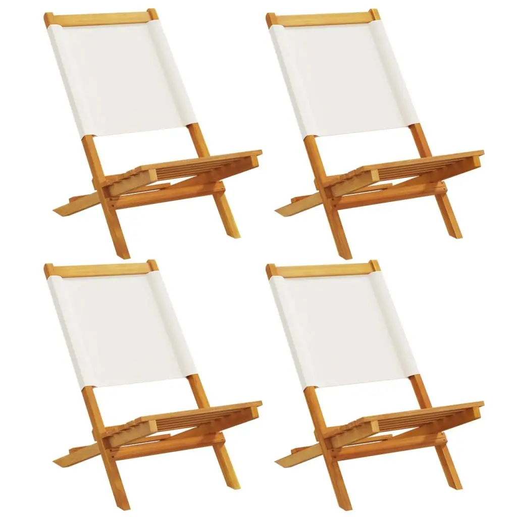 Folding Garden Chairs Set of 4