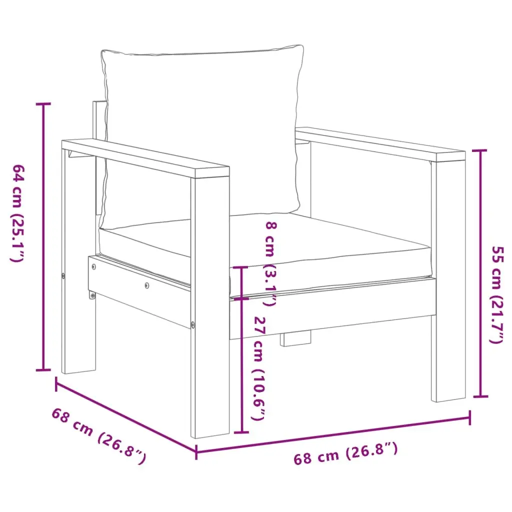 Garden Sofa Set for Lasting Comfort