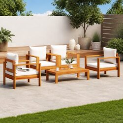 5-Piece Garden Sofa Set - Comfort Meets Value
