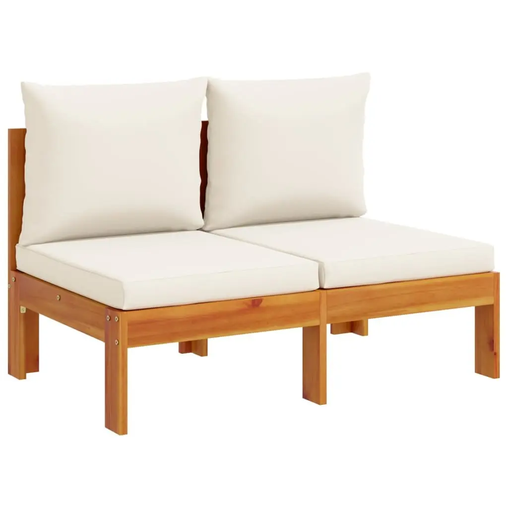 6 Piece Garden Sofa Set Modular Outdoor Furniture Patio Seating Cream