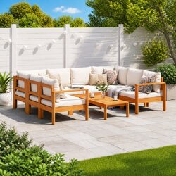 Value-Driven 6-Piece Garden Sofa Set for Relaxation