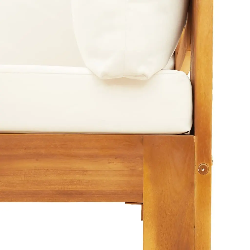 Garden Sofa Set 5 Piece Outdoor Furniture with Cushions Wood Patio Lounge
