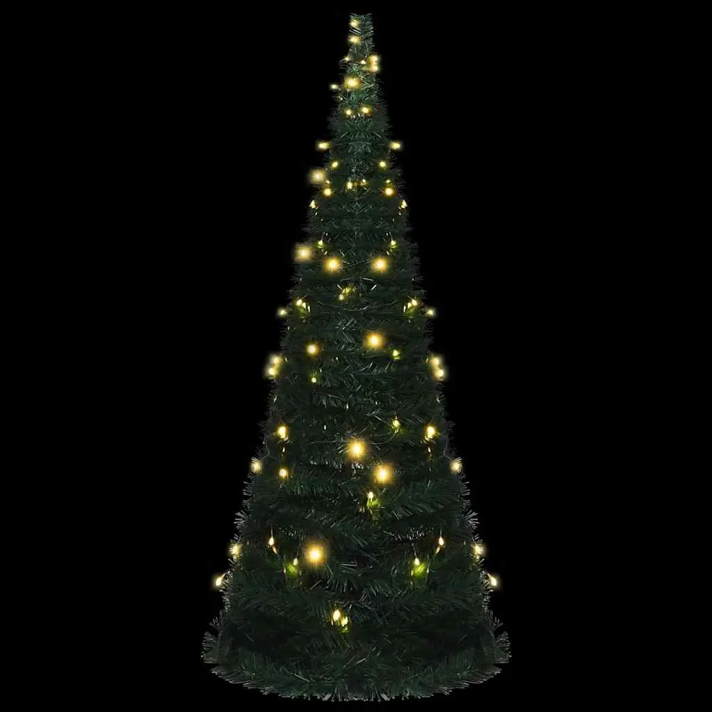 Artificial Christmas Tree Pre-lit LED 210cm Green Home Decor