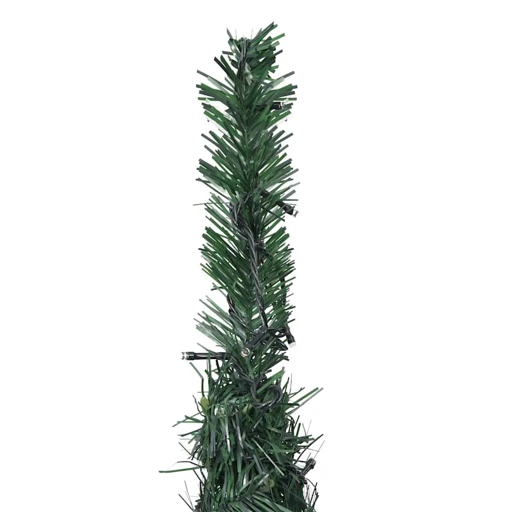 Artificial Christmas Tree Pre-lit LED 210cm Green Home Decor