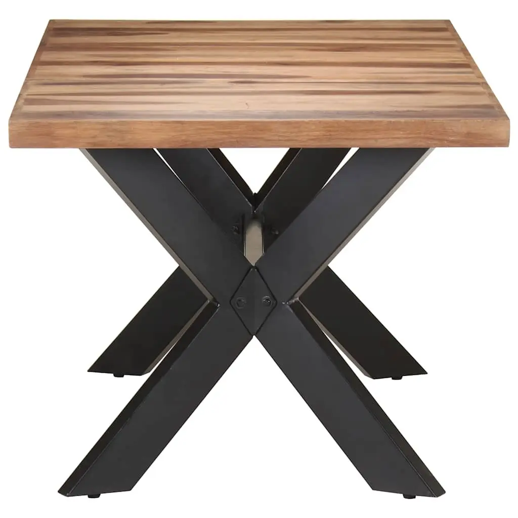 Solid Wood Dining Table 180x90x75 cm in Brown