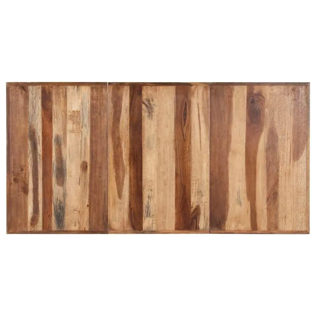 Solid Wood Dining Table 180x90x75 cm in Brown