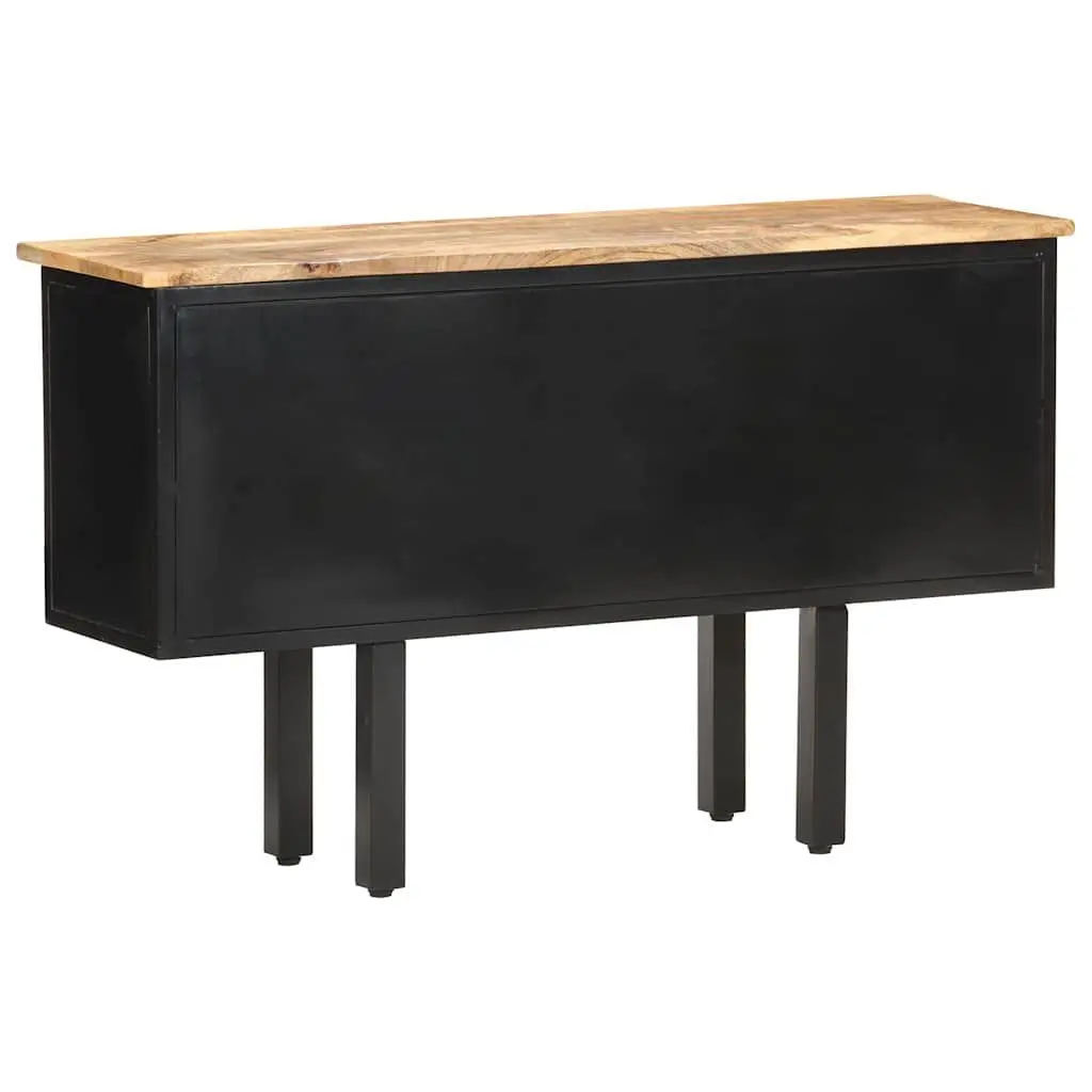 Sideboard Industrial Storage Cabinet 110x30x65 cm Brown Wooden with Drawers
