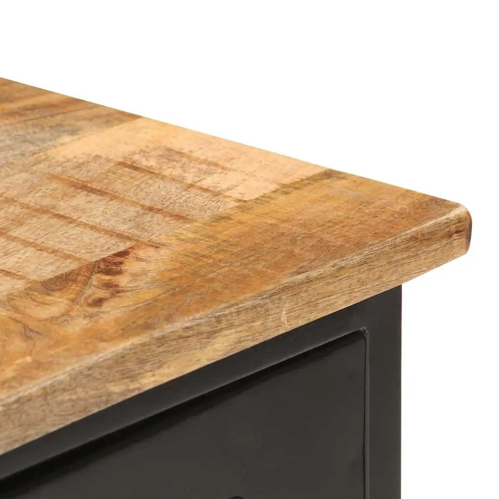 Sideboard Industrial Storage Cabinet 110x30x65 cm Brown Wooden with Drawers
