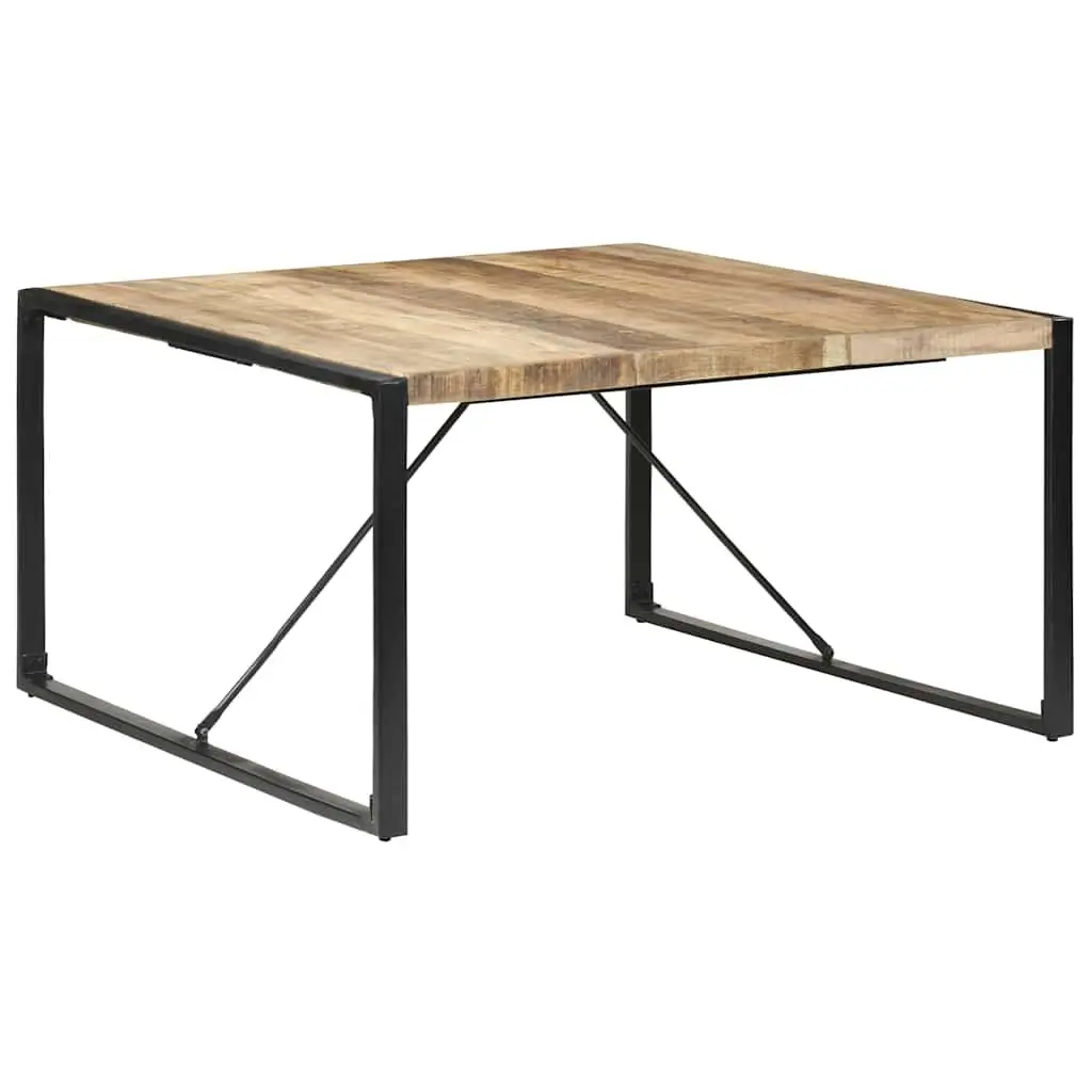 Dining Table, Brown Solid Wood