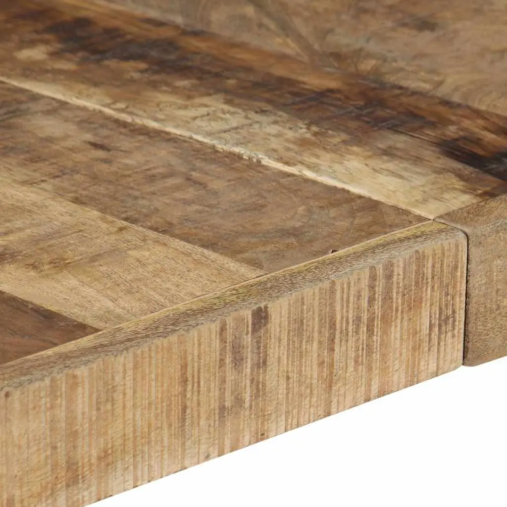 Coffee Table 140x140x40cm Industrial Style Solid Wood Mango Living Room