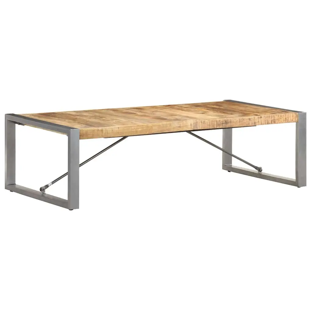 Coffee Table 140x70x40cm Industrial Style Wooden Living Room Furniture Brown