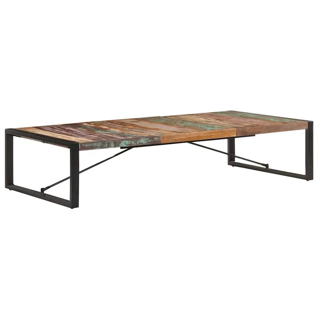 Coffee Table 180x90x40 cm Solid Reclaimed Wood Industrial Style Living Room