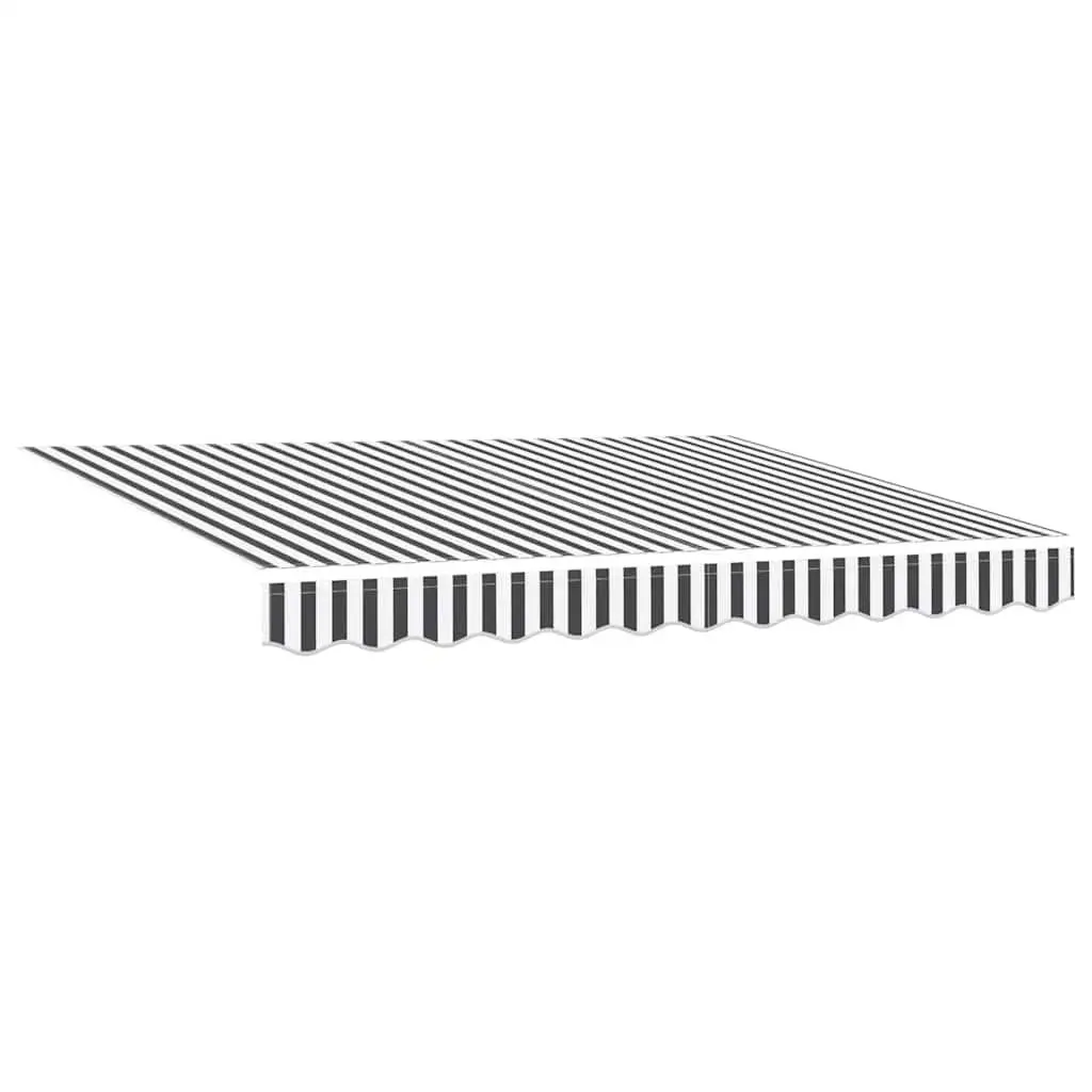 Retractable Awning Manual Sun Shade 300x250cm Anthracite