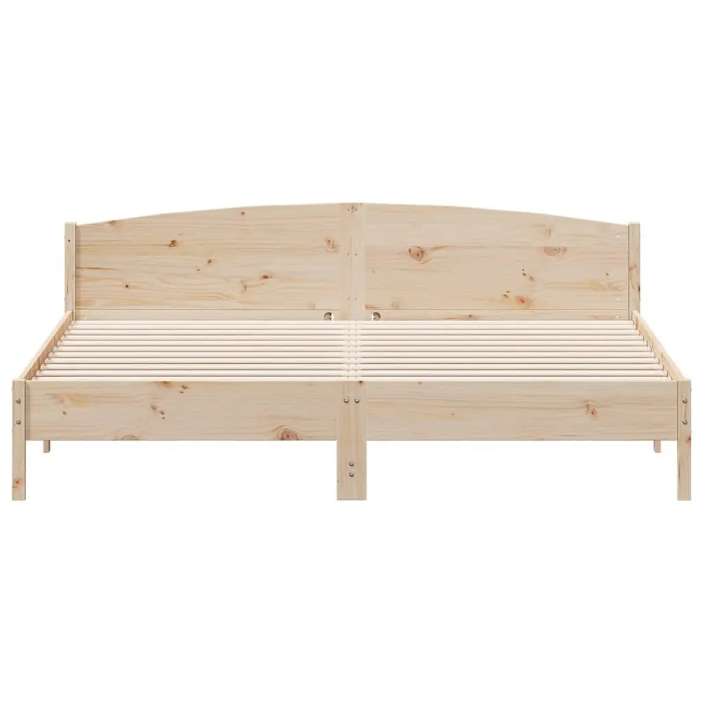 King Size Bed Frame with Solid Construction