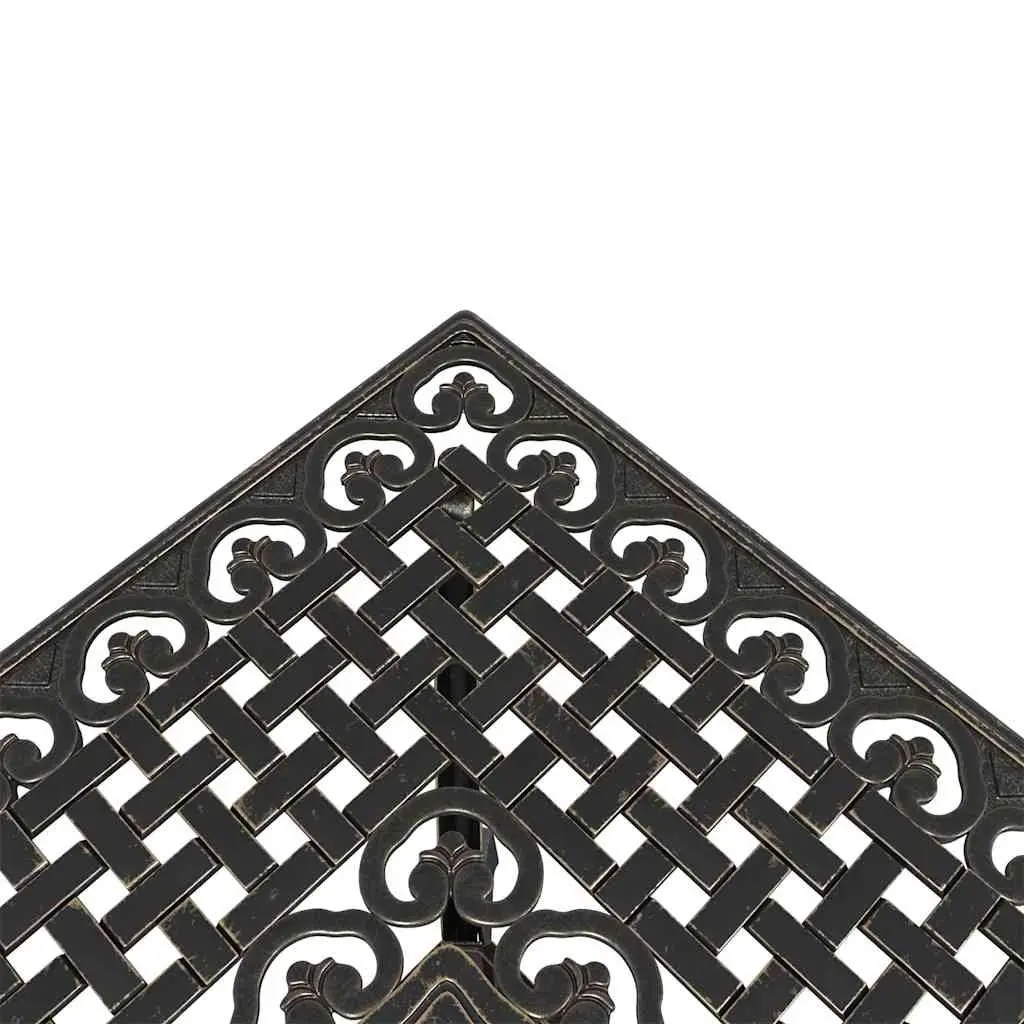 Bistro Set Outdoor Garden Patio Furniture 3 Piece Brown