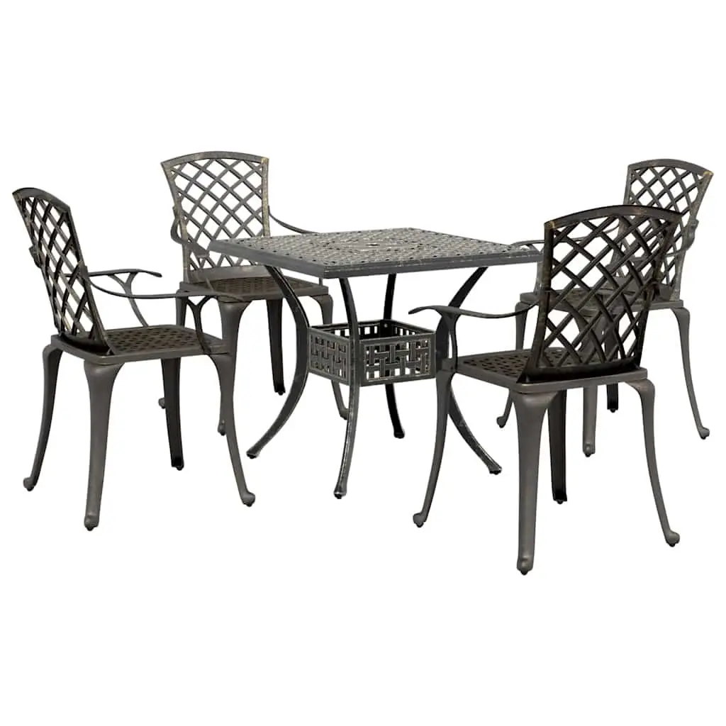 5-Piece Garden Dining Set for Outdoor Enjoyment