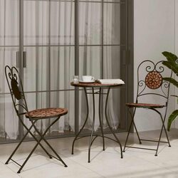 Reliable Mosaic Bistro Set with Durable Construction