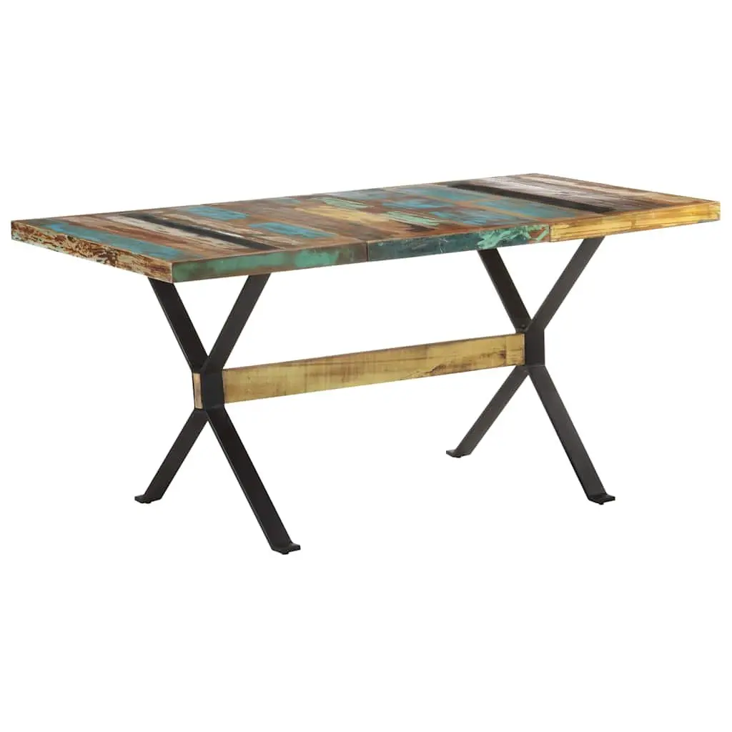 Dining Table 160x80x76 cm in Solid Wood