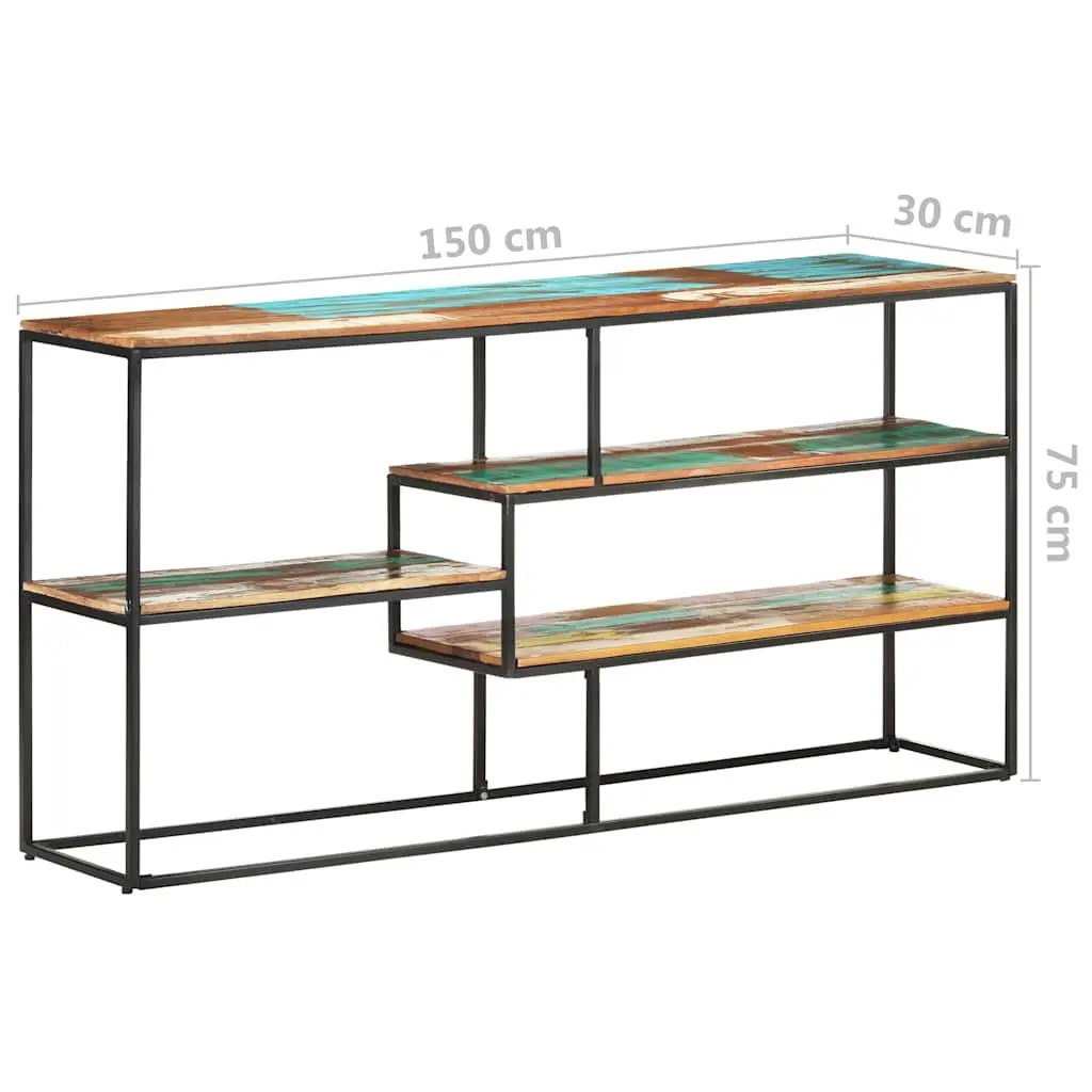 Sideboard Industrial Storage Cabinet 150x30x75 cm Brown Solid Reclaimed Wood