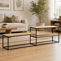 TV Cabinet 180x30x50 cm - Reliable Mango Wood Storage