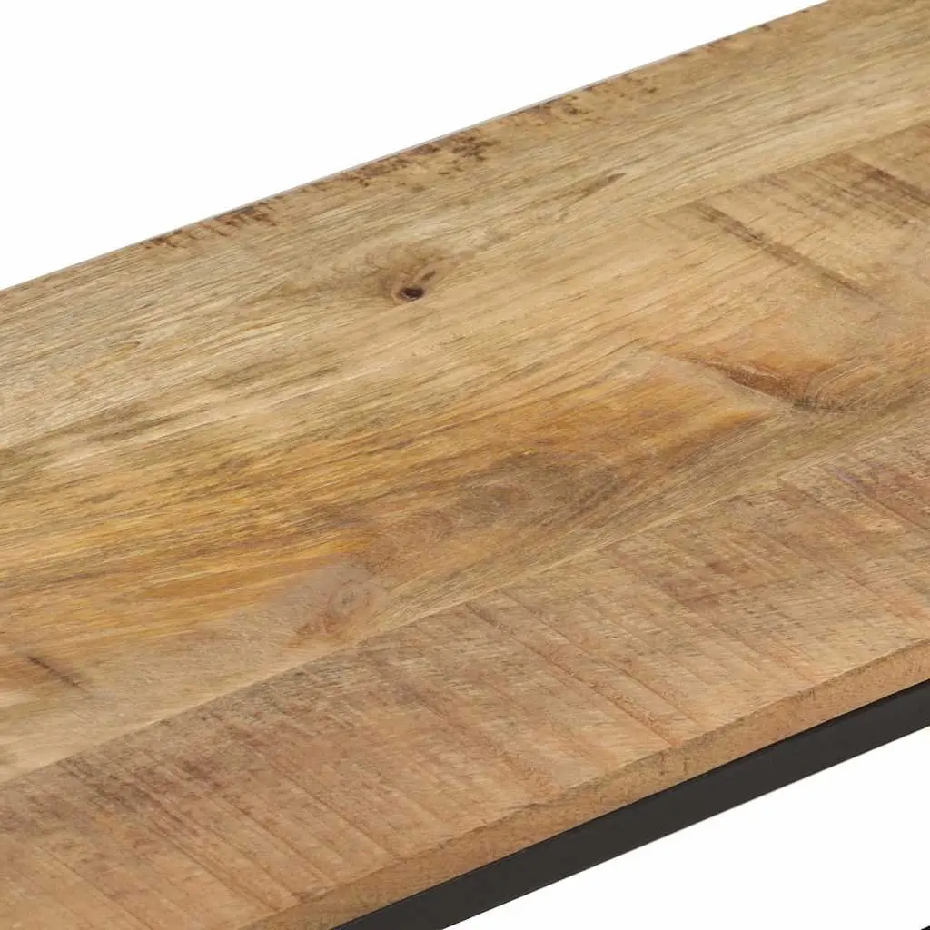 TV Cabinet Industrial Media Unit 180x30x50 cm Rough Mango Wood Brown