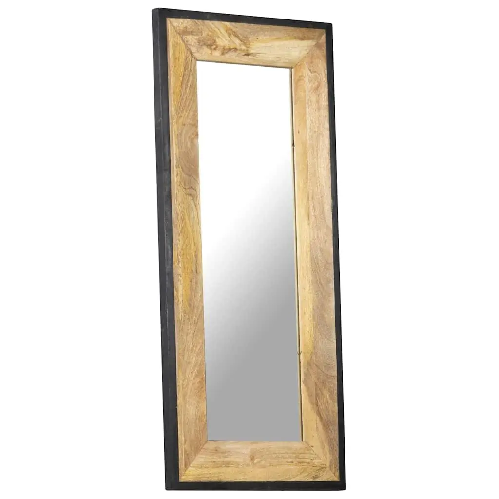 Mirror Solid Mango Wood 110x50cm Brown Wall Décor