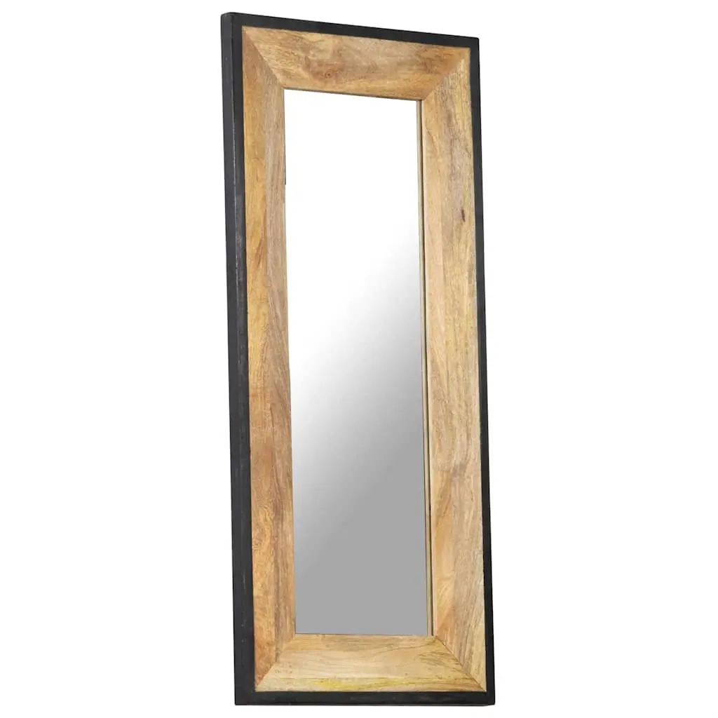 Mirror Solid Mango Wood 110x50cm Brown Wall Décor