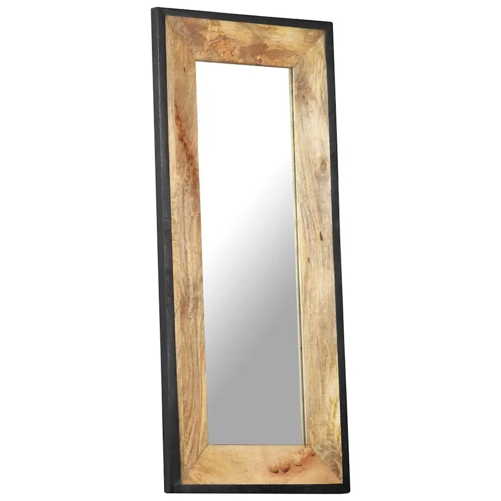 Mirror Solid Mango Wood 110x50cm Brown Wall Décor